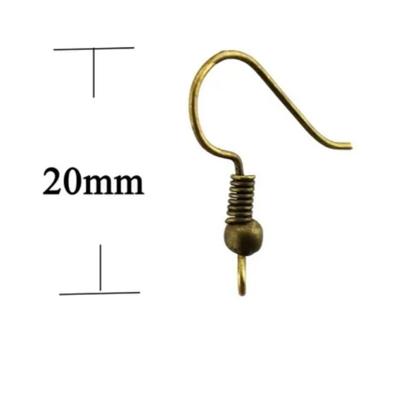 Vintage Guitar Drop Earrings - Picture 3 of 3